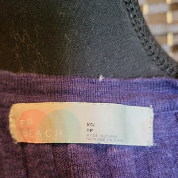 FP Beach Purple Knit Two Piece Set - Picture 2 of 5